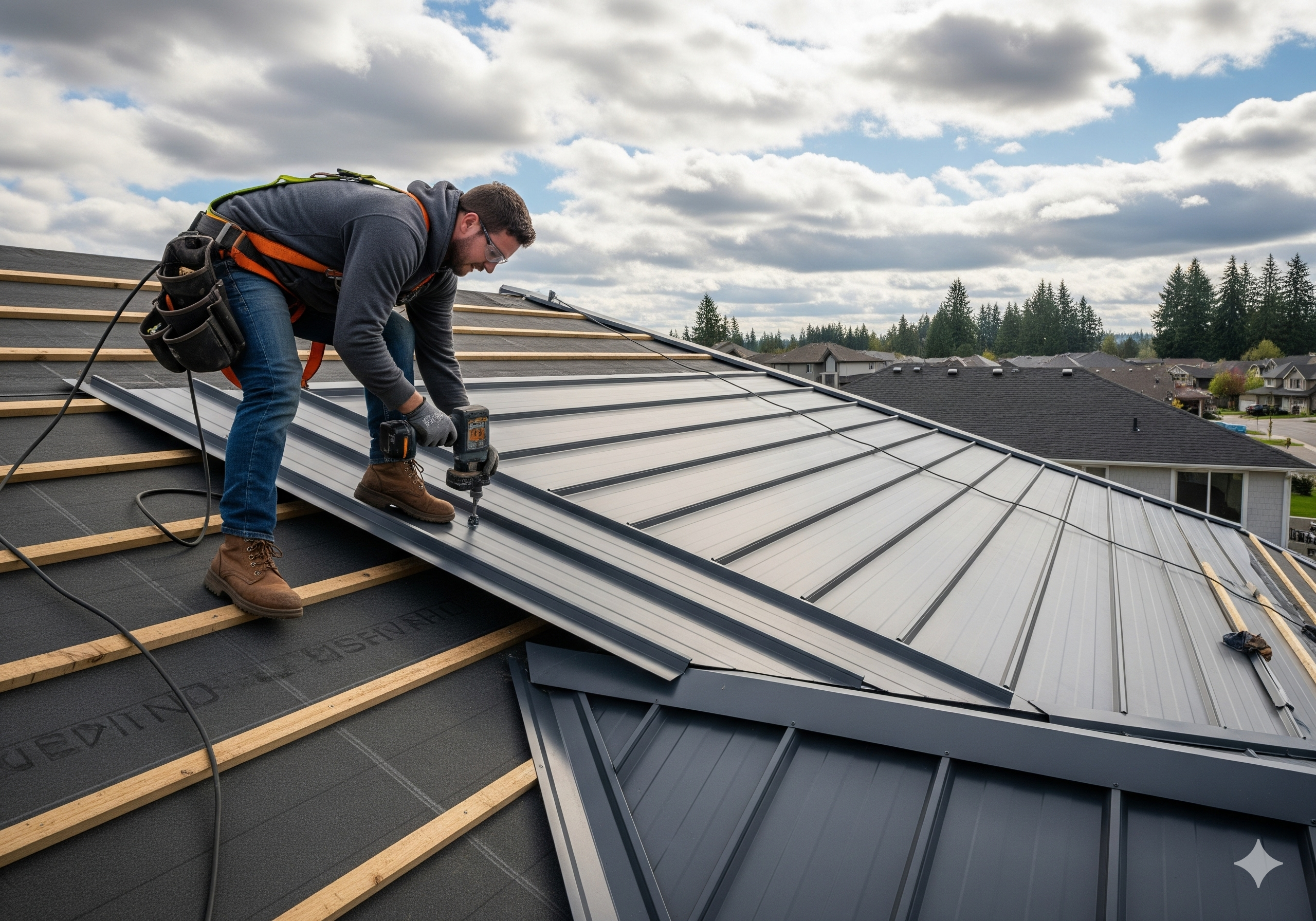 Install a Metal Roof